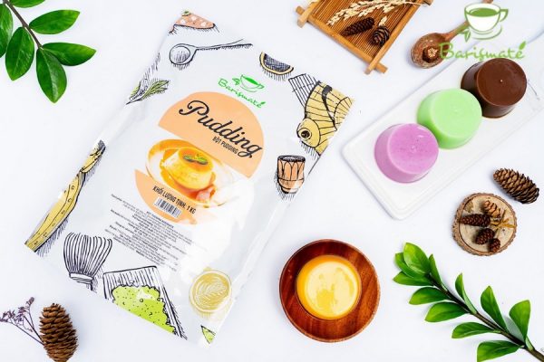 Bột Pudding Barismate (1kg) 1 pudding trung barismate