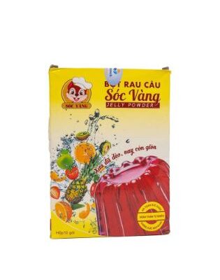 Bột rau câu dẻo Sóc Vàng
