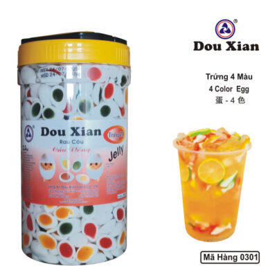 THẠCH JELLY TRỨNG 4 MẦU