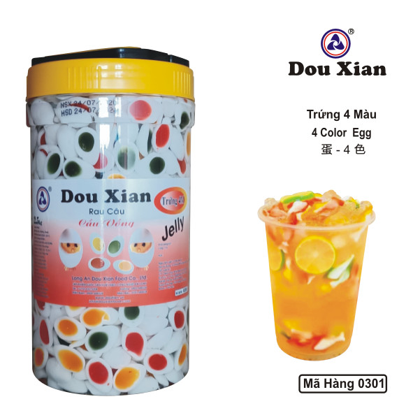 THẠCH JELLY TRỨNG 4 MẦU THẠCH JELLY TRỨNG 4 MẦU