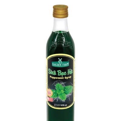 Sirô Bạc Hà Golden Farm - 520ml