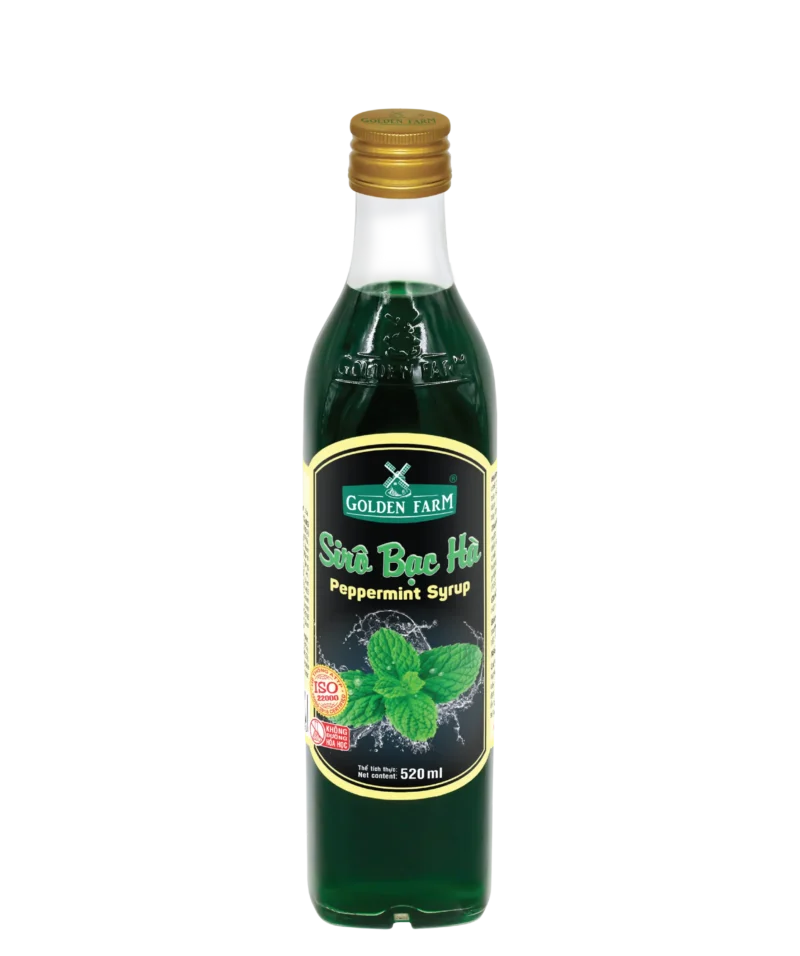 Sirô Bạc Hà Golden Farm - 520ml