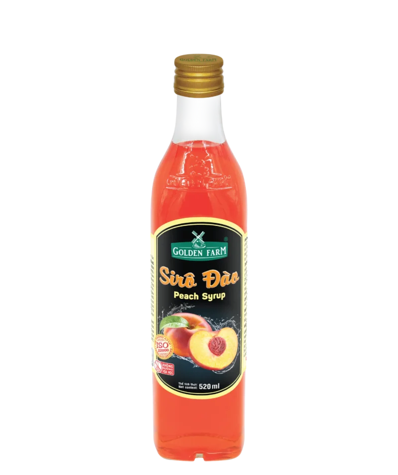 Sirô Đào Golden Farm - 520ml