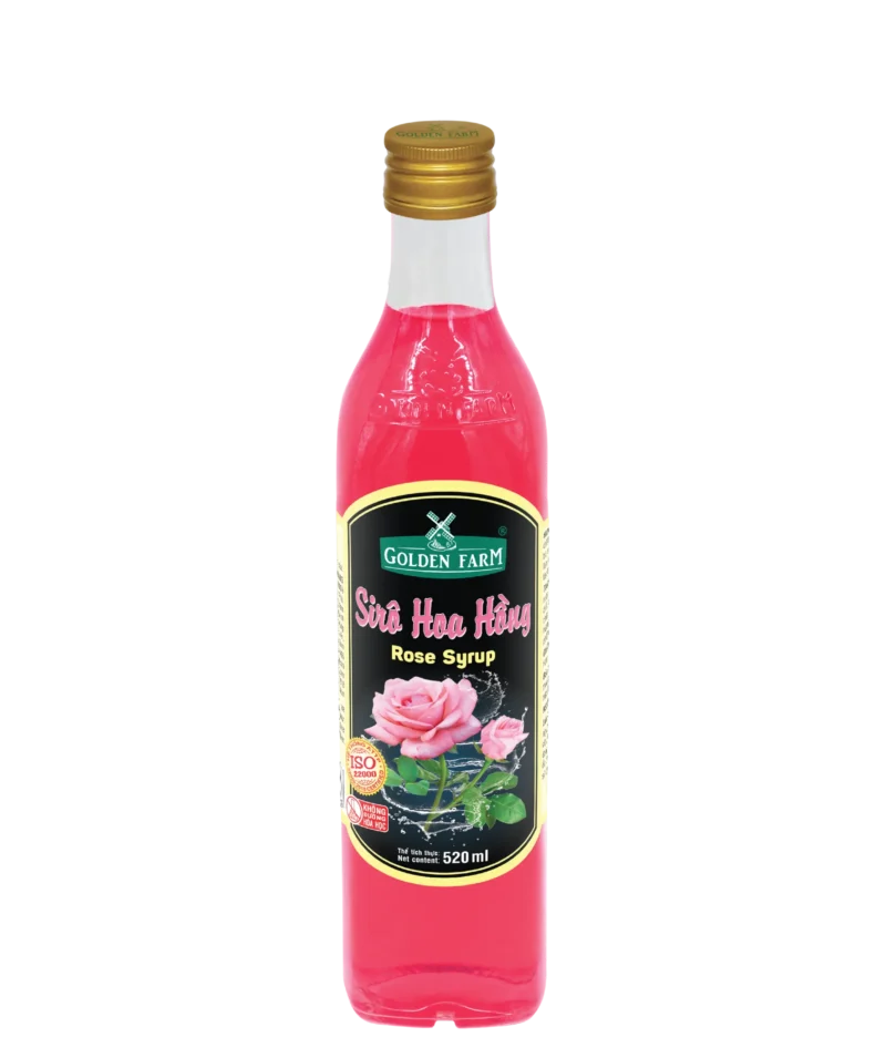 Sirô Hoa Hồng Golden Farm - 520ml
