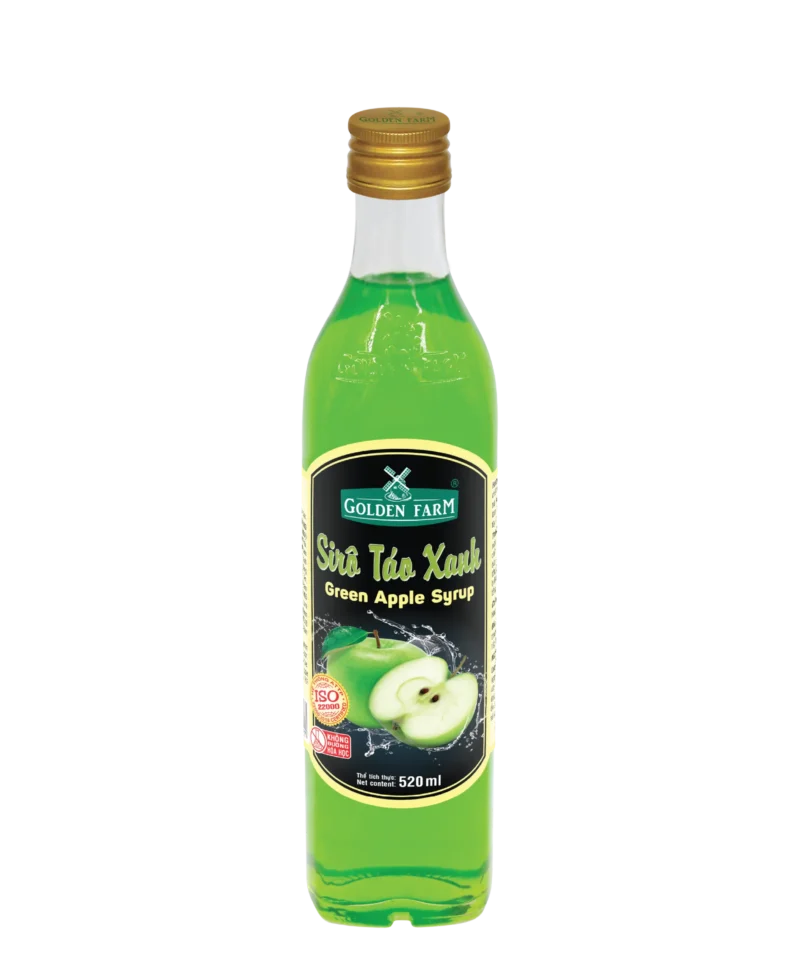 Sirô Táo Xanh Golden Farm - 520ml