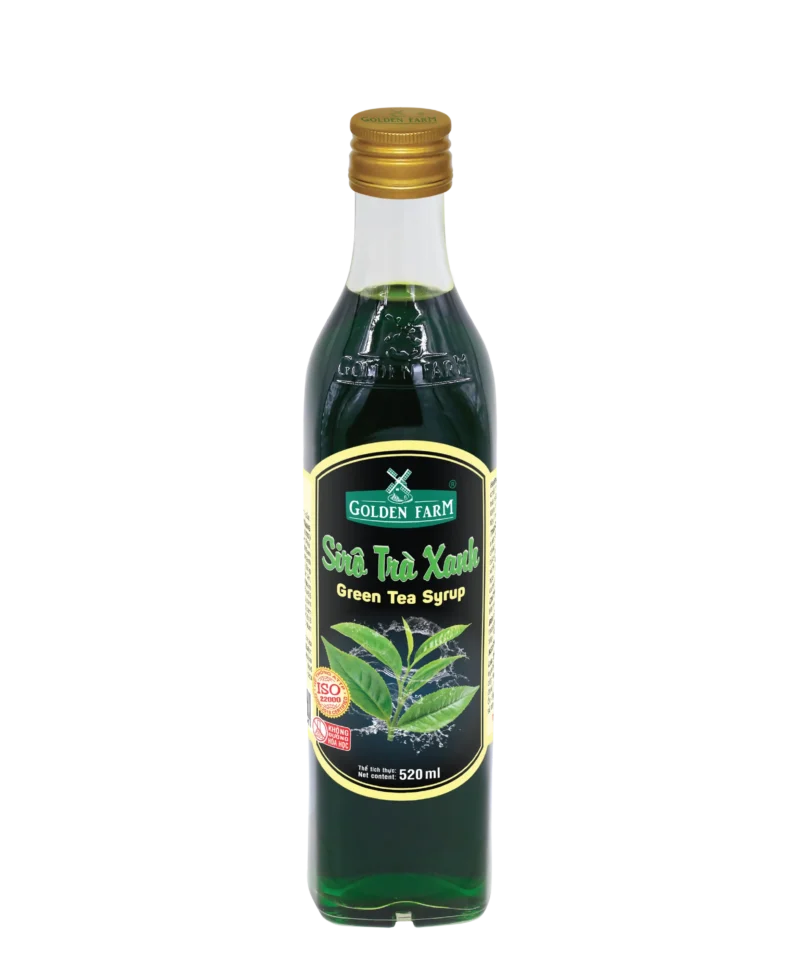Sirô Trà Xanh Golden Farm - 520ml