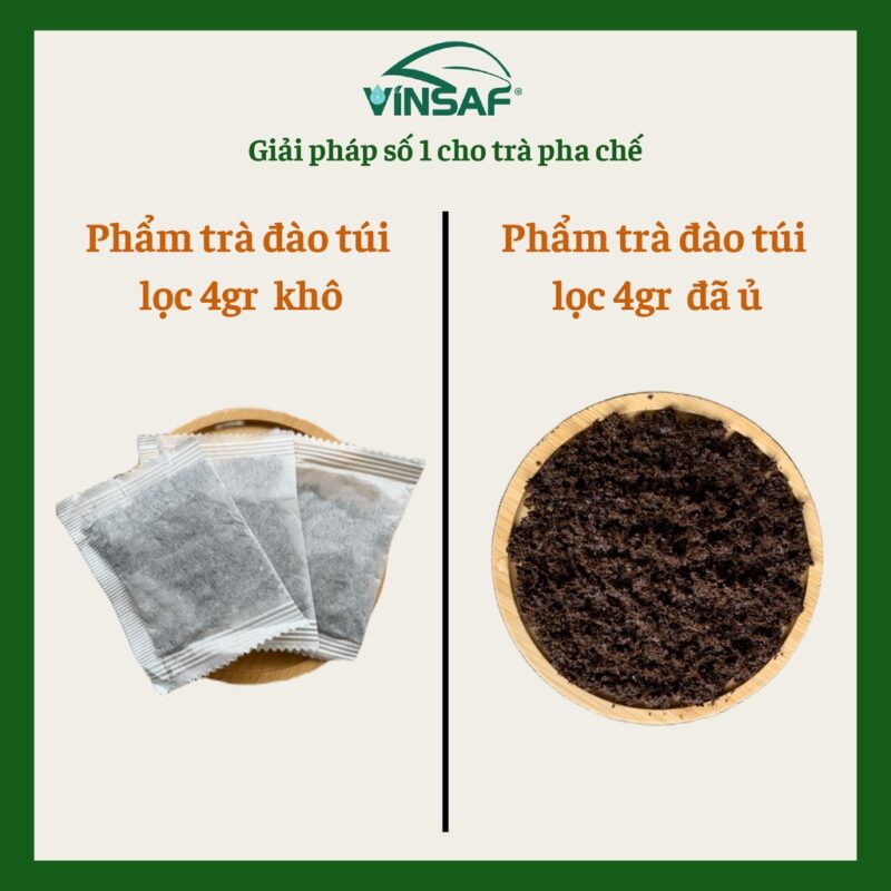 TRÀ ĐÀO TÚI LỌC VINSAF 200gr