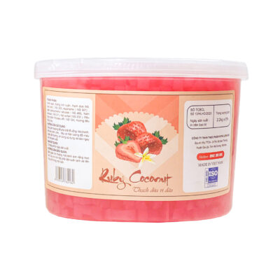 Thạch dừa vị Dâu Tây – RUBY