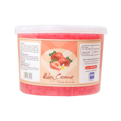 THẠCH DỪA VỊ DÂU TÂY – RUBY (Hộp)