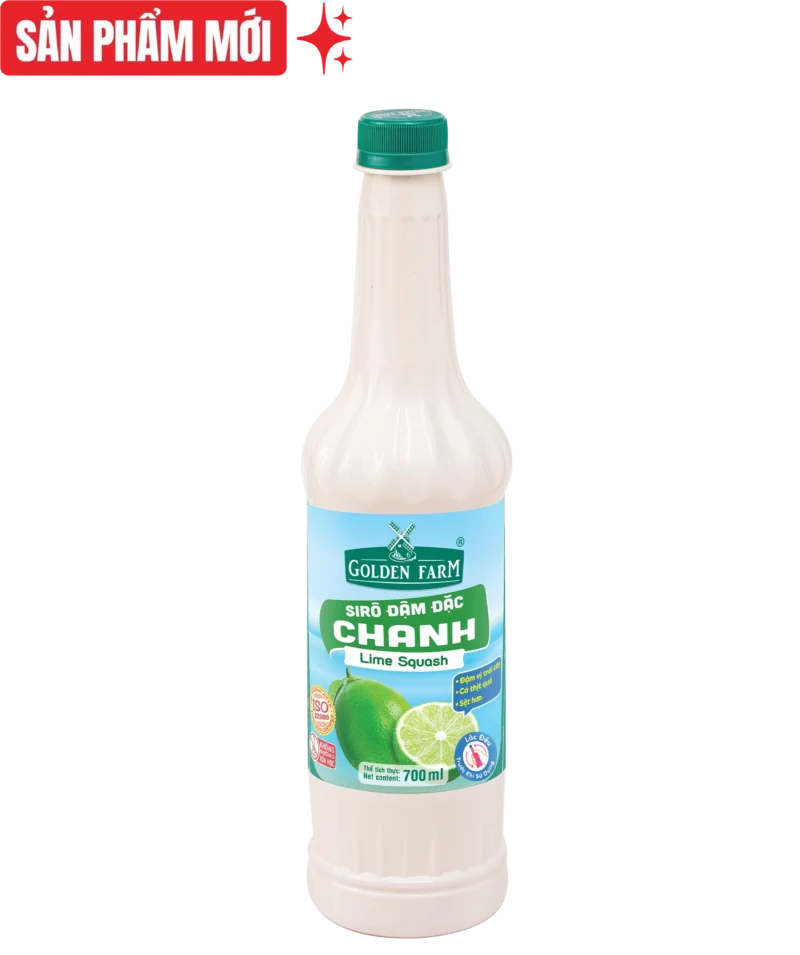 Sirô Đậm Đặc Chanh Golden Farm - 700ml