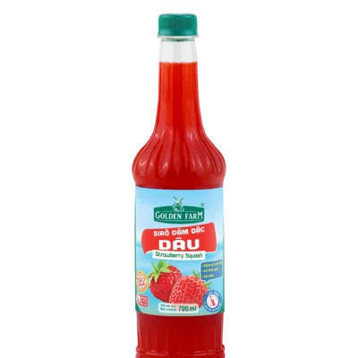 Sirô Đậm Đặc Dâu Golden Farm - 700ml