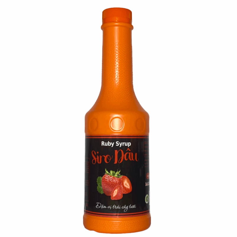 Siro Dâu Tây RUBY – Chai 1,3KG