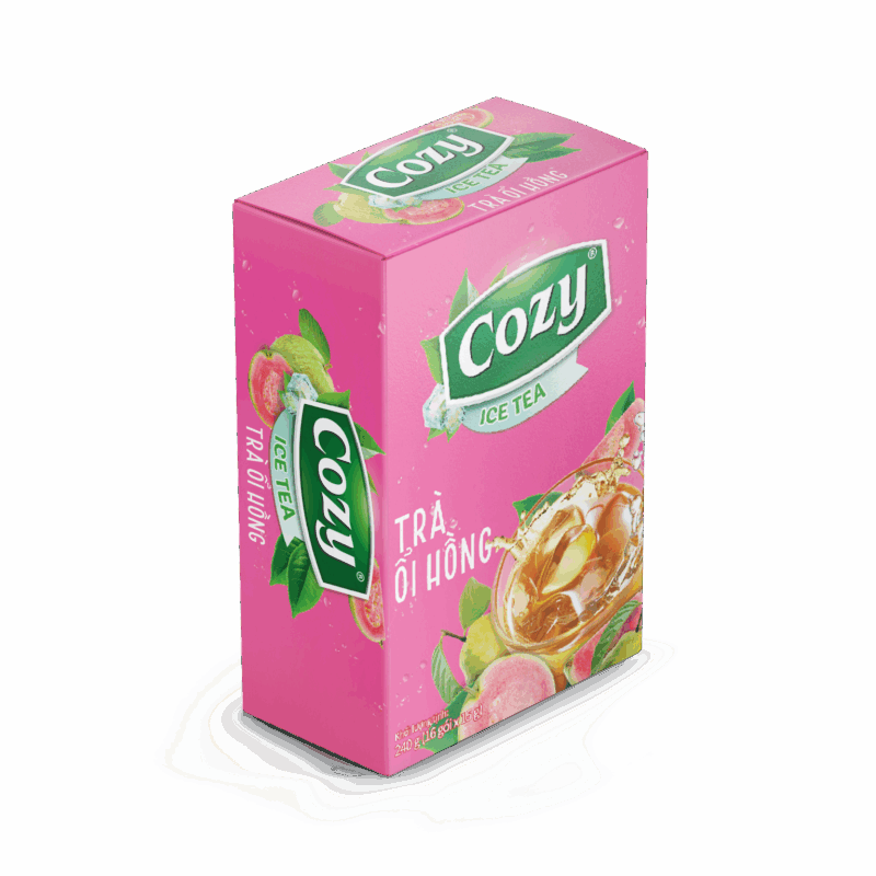Trà Cozy Ổi Hồng hoà tan/Cozy icetea ổi hồng