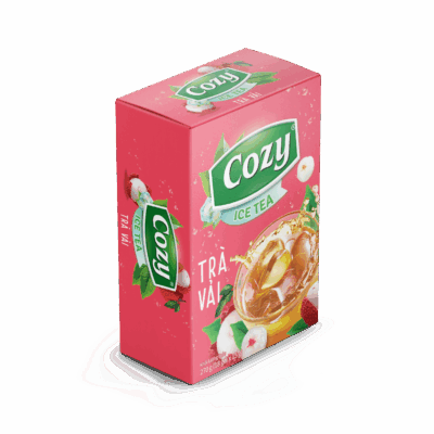 Cozy icetea vải/ Trà Cozy Vải hoà tan