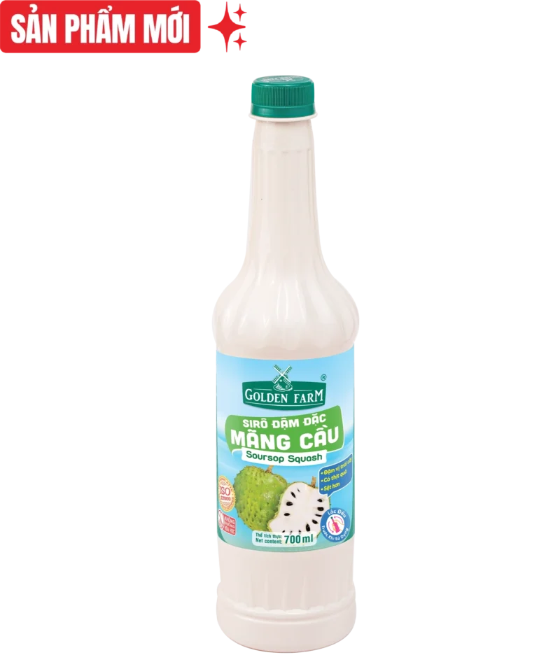 Sirô Đậm Đặc Mãng Cầu Golden Farm - 700ml