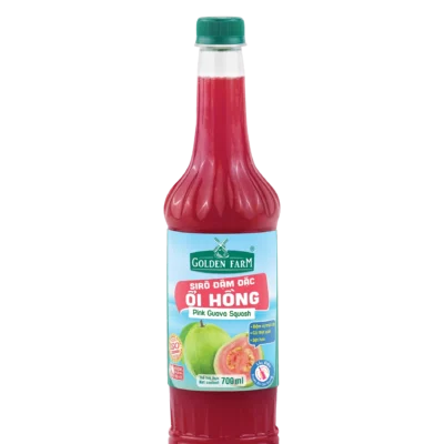 Sirô Đậm Đặc Ổi Hồng Golden Farm - 700ml
