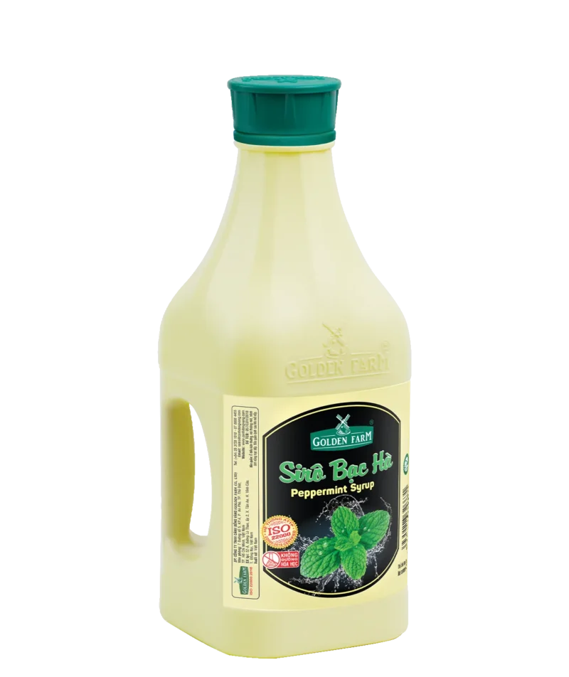 Sirô Bạc Hà Golden Farm - 520ml