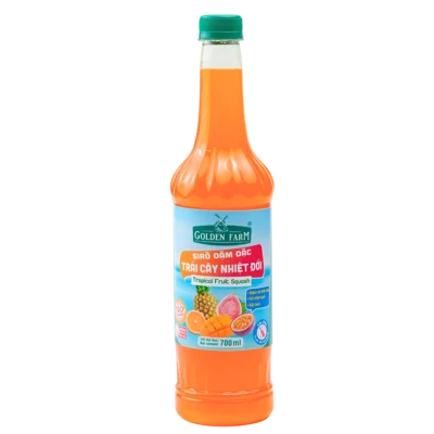 Sirô Đậm Đặc Trái Cây Nhiệt Đới Golden Farm - 700ml