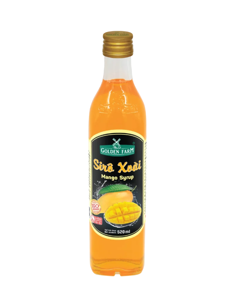 Sirô Xoài Golden Farm - Chai 520ml