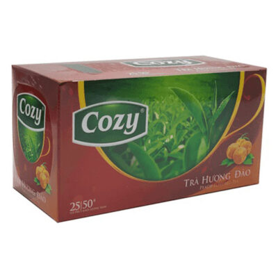 Trà túi lọc Cozy Đào hộp 25 gói