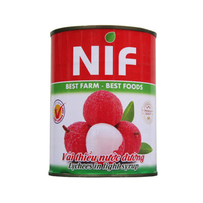 Vải thiều nước đường NIF lon 560g