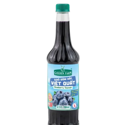 Sirô Đậm Đặc Việt Quất Golden Farm - 700ml