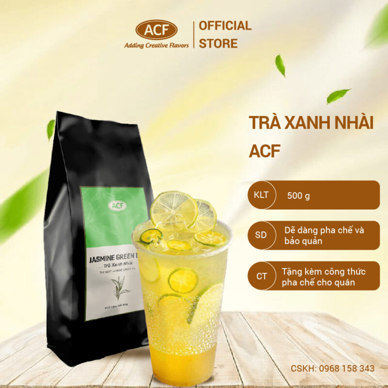 Lục trà hoa nhài ACF - Trà xanh nhài ACF (Trà lài)