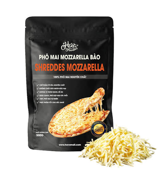 PHOMAI MOZZARELLA BÀO SỢI - Gói 500gram